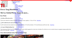 Desktop Screenshot of powertong.com