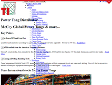 Tablet Screenshot of powertong.com